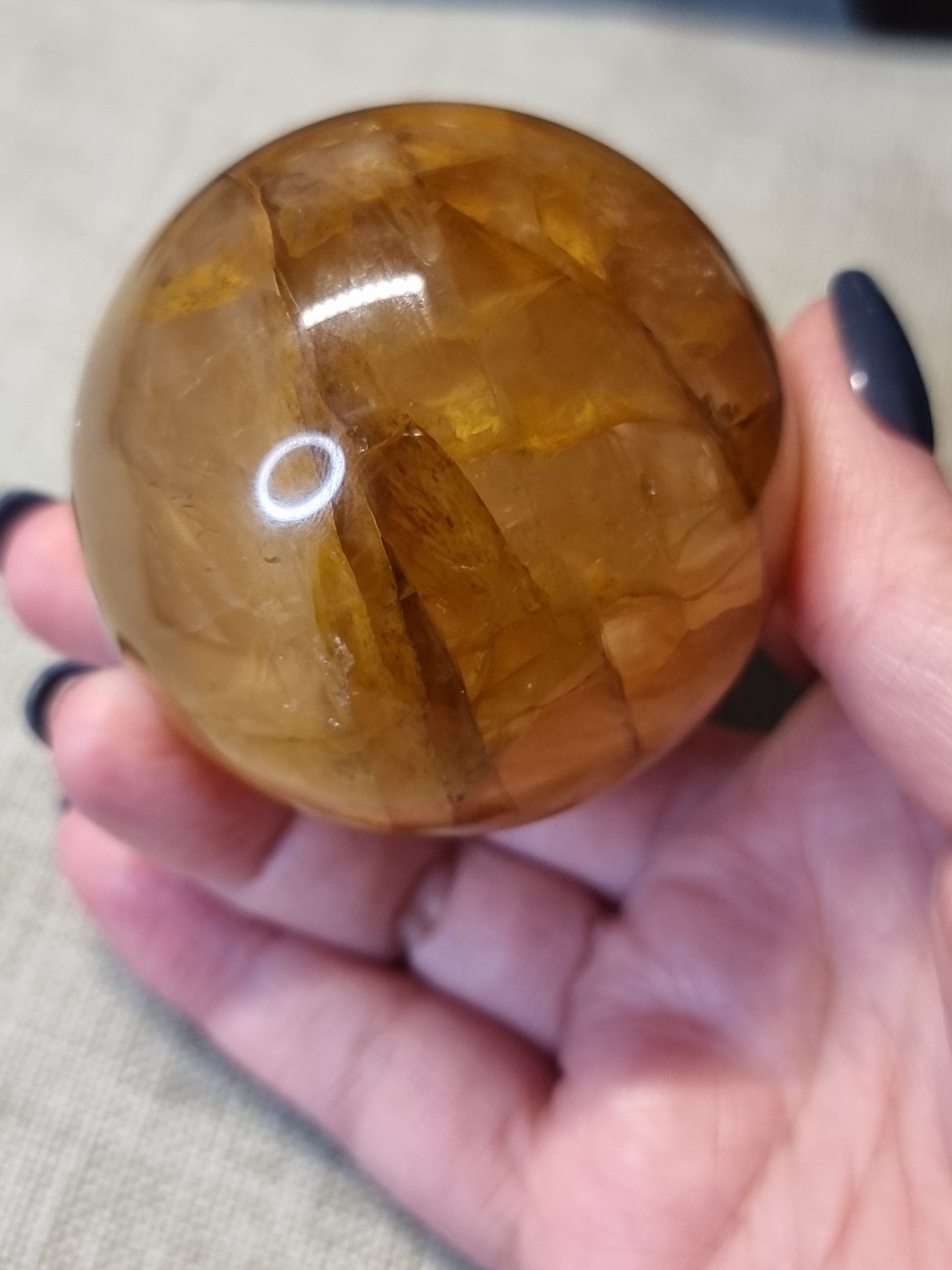 Golden healer spheres