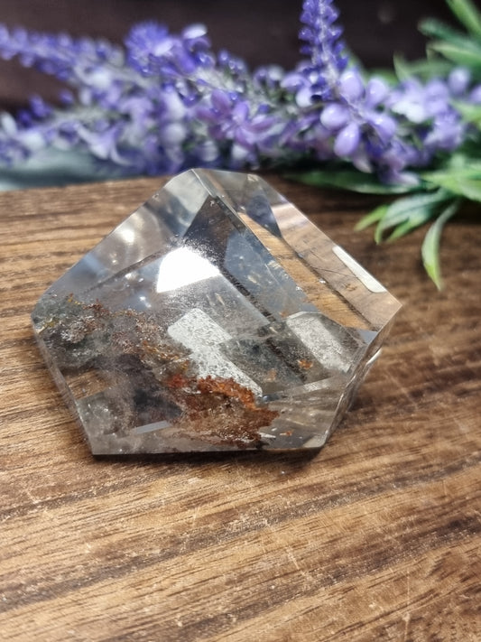 Smokey garden quartz freeform