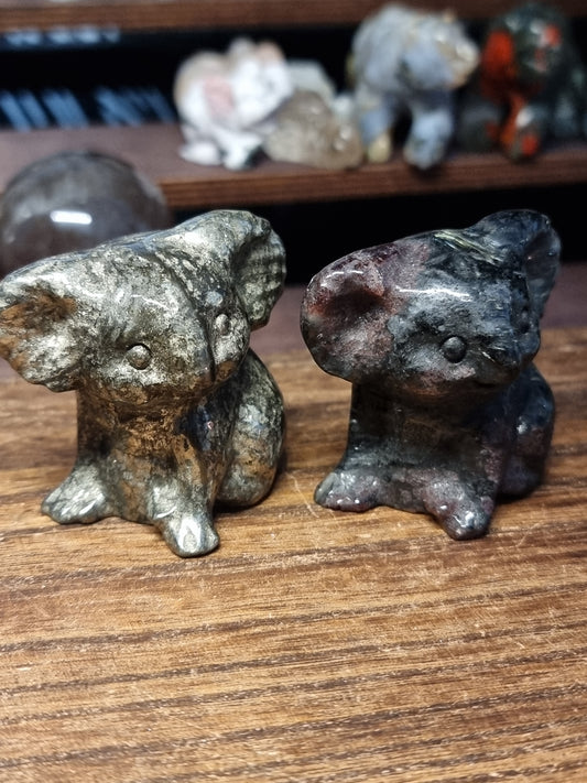 Koala carvings