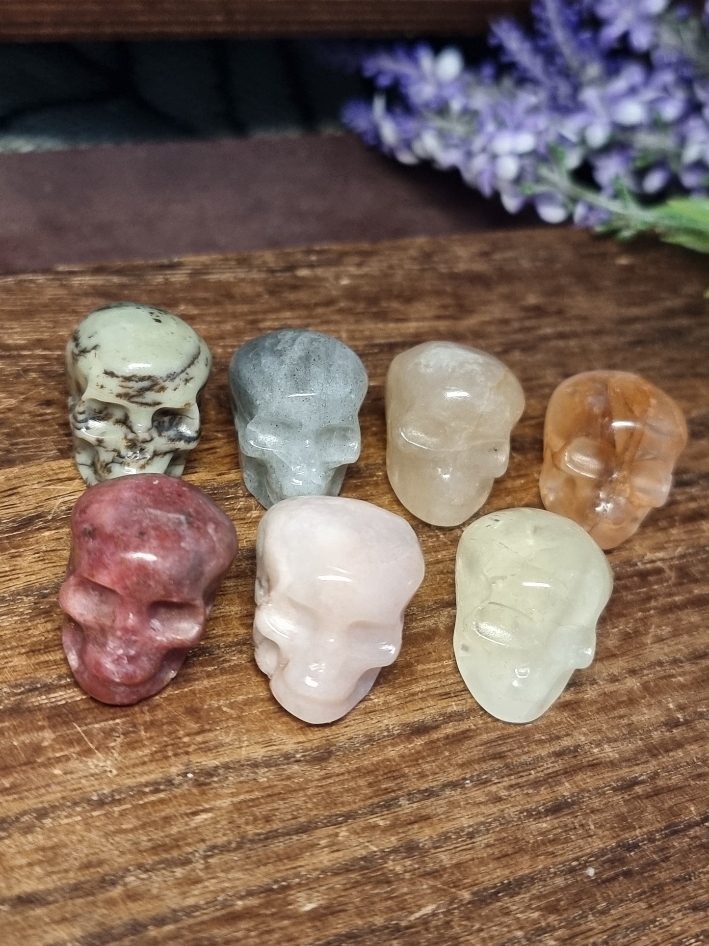 Skull carvings