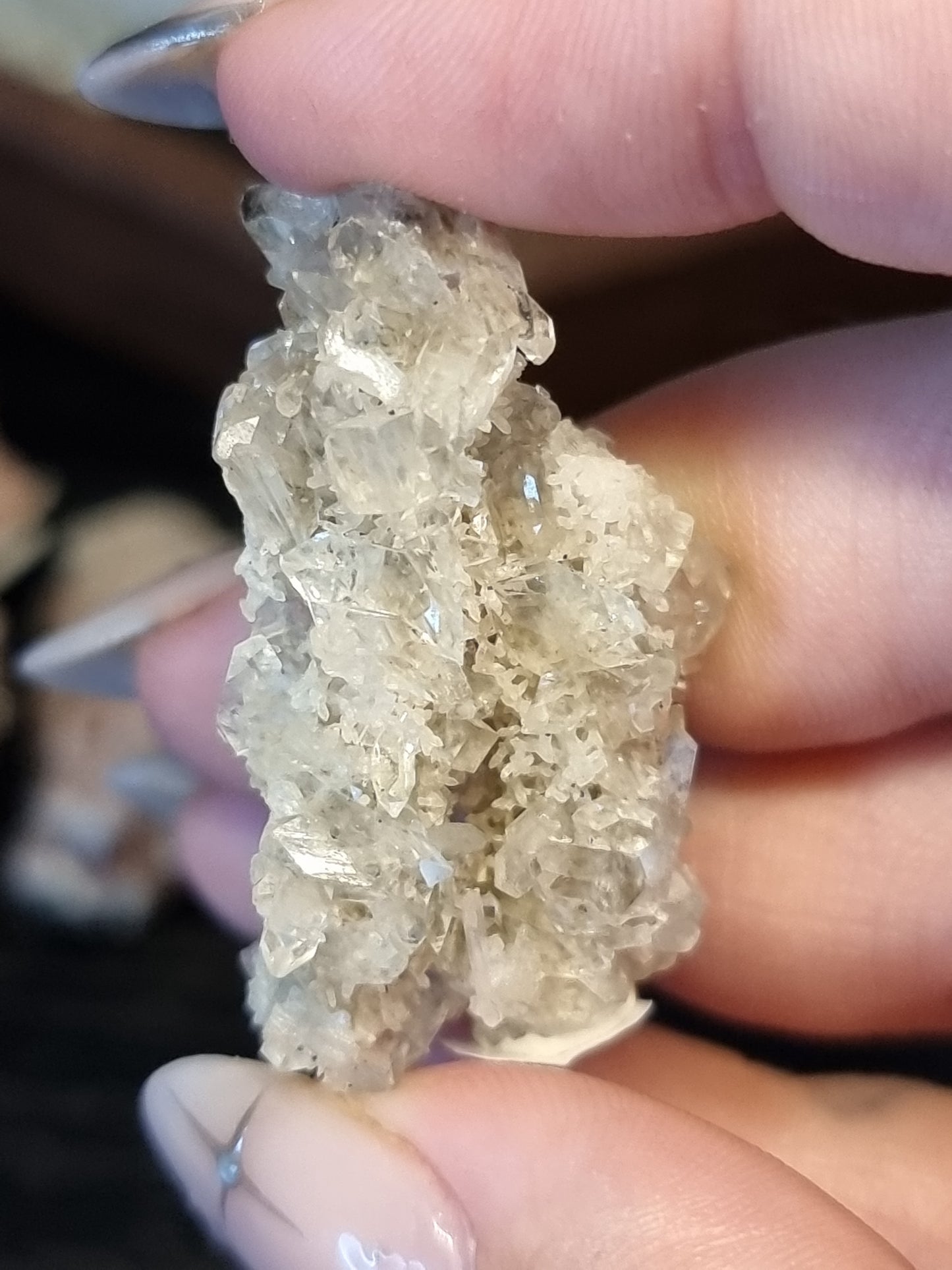 Rare apophyllite with red chalcedony specimens