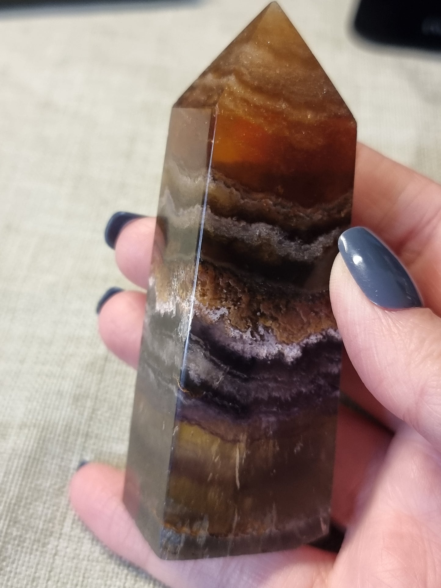 Trifle fluorite tower