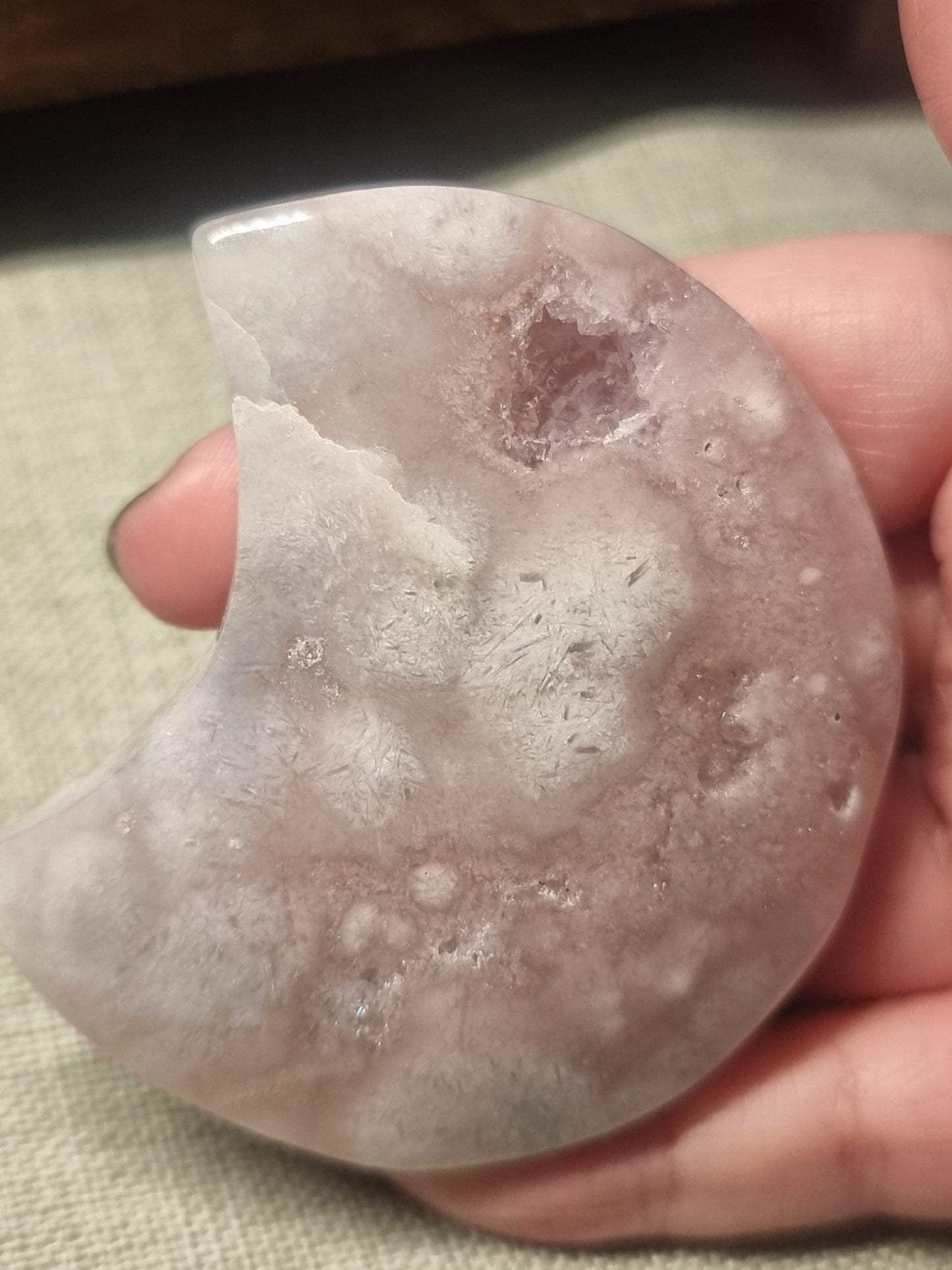 Pink amethyst moons