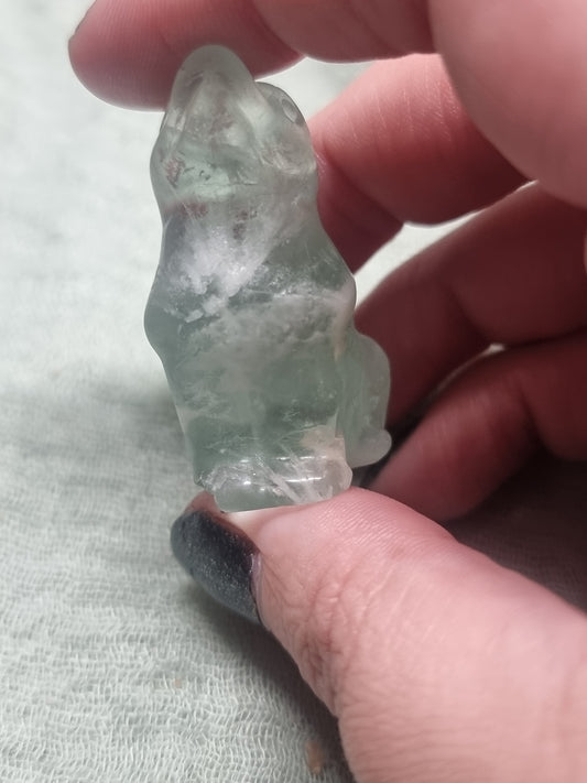 Wolf carvings