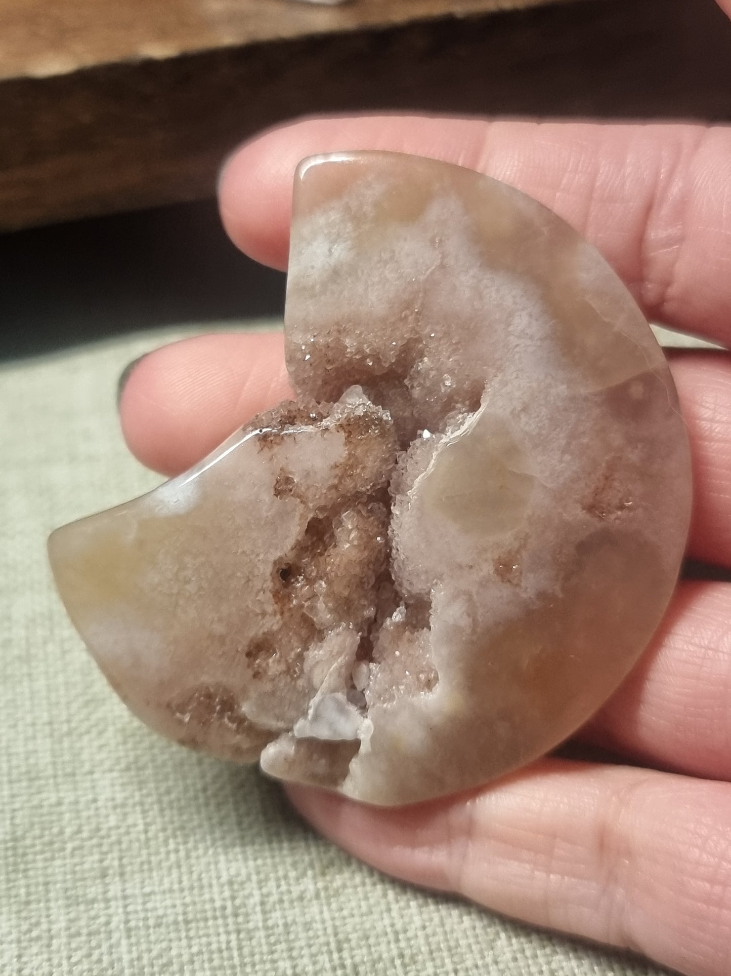 Pink amethyst moons