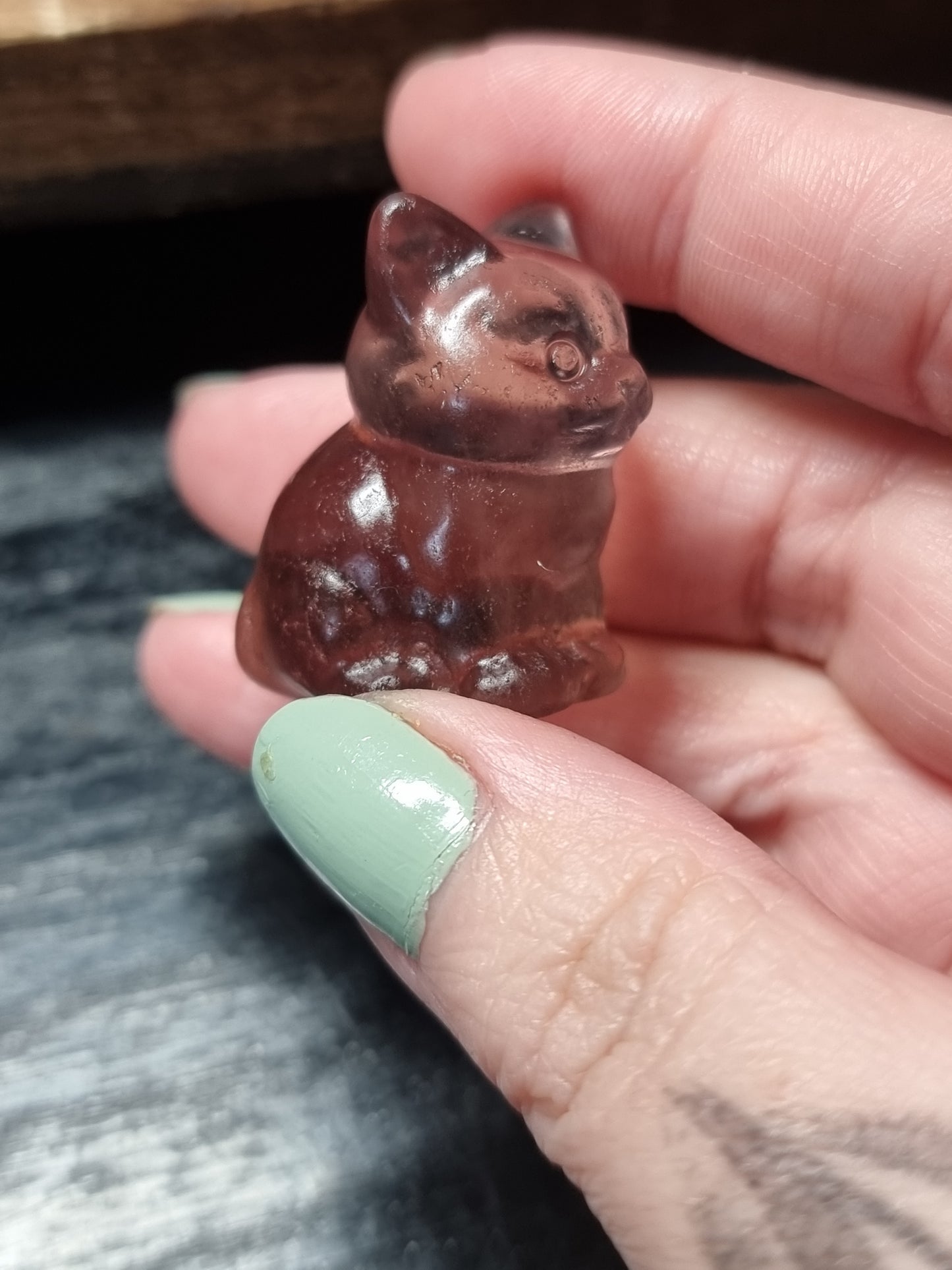 Sitting cat carvings