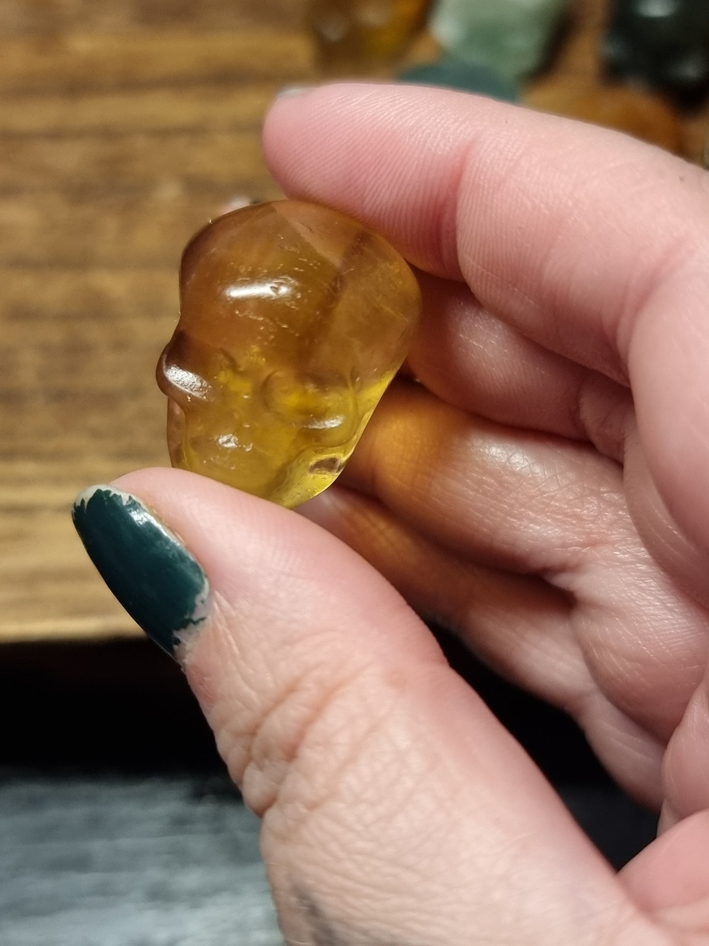 Mini skull carvings