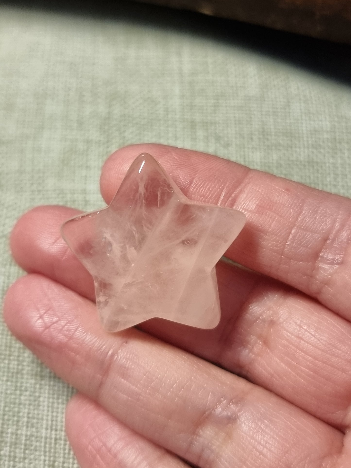 Rose quartz stars