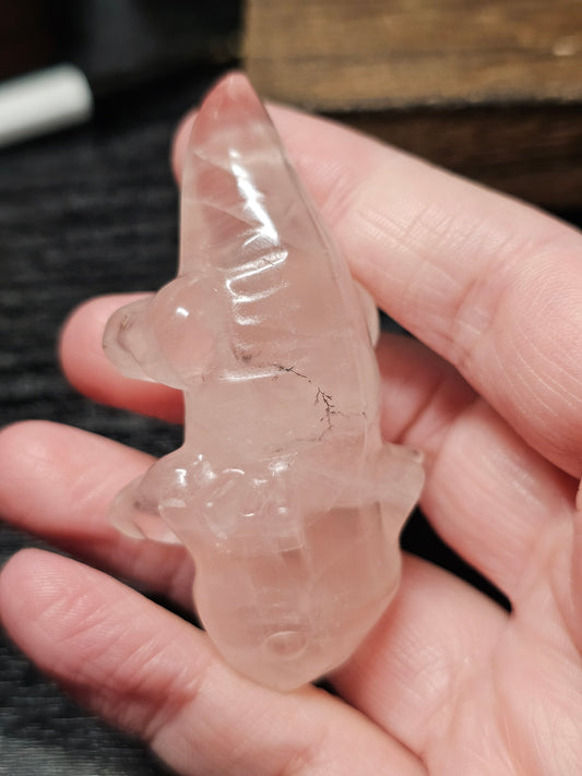 Rose quartz axolotls