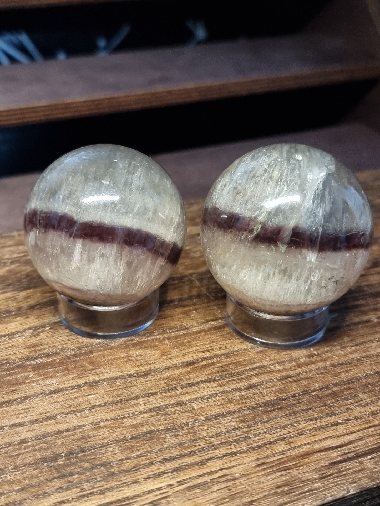 Fluorite with mica & pyrite spheres