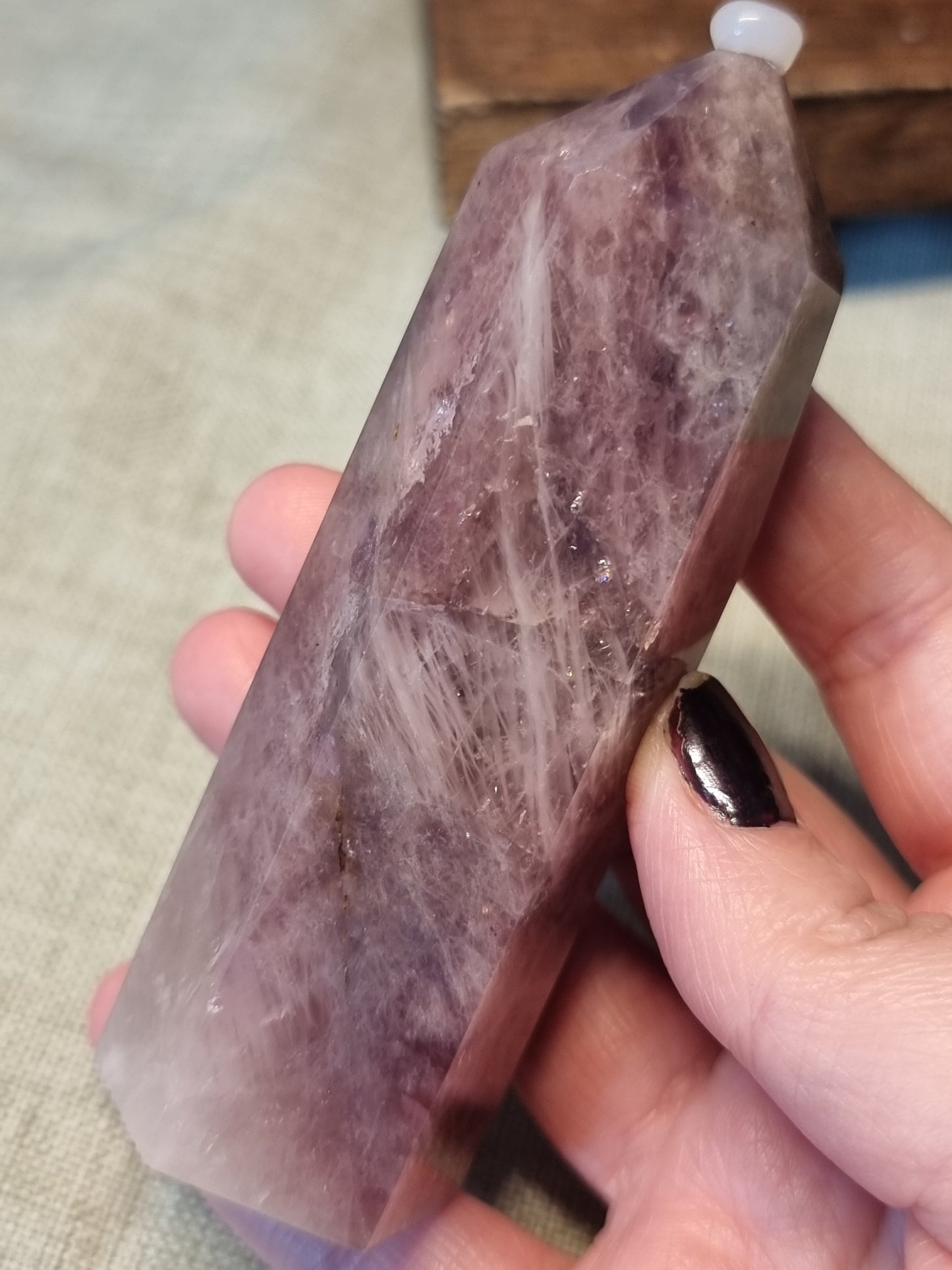 Lavender rose quartz towers