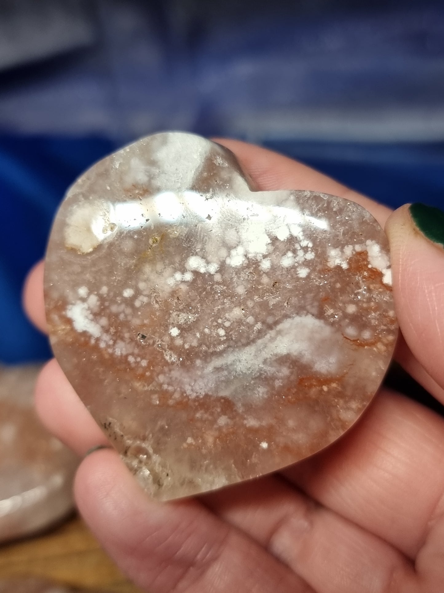 Pink amethyst hearts