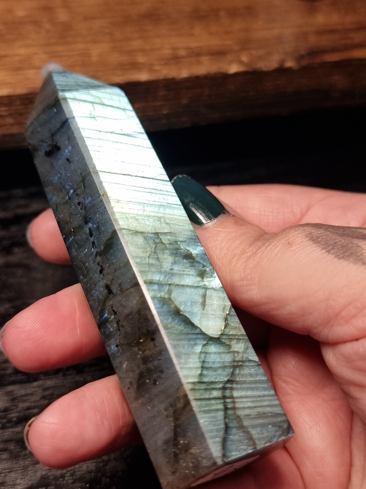Labradorite towers