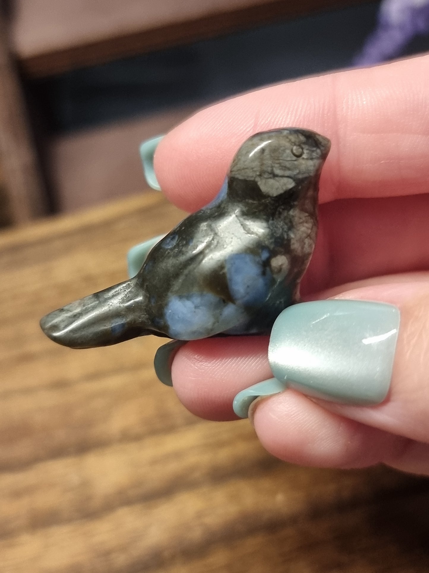Bird carvings