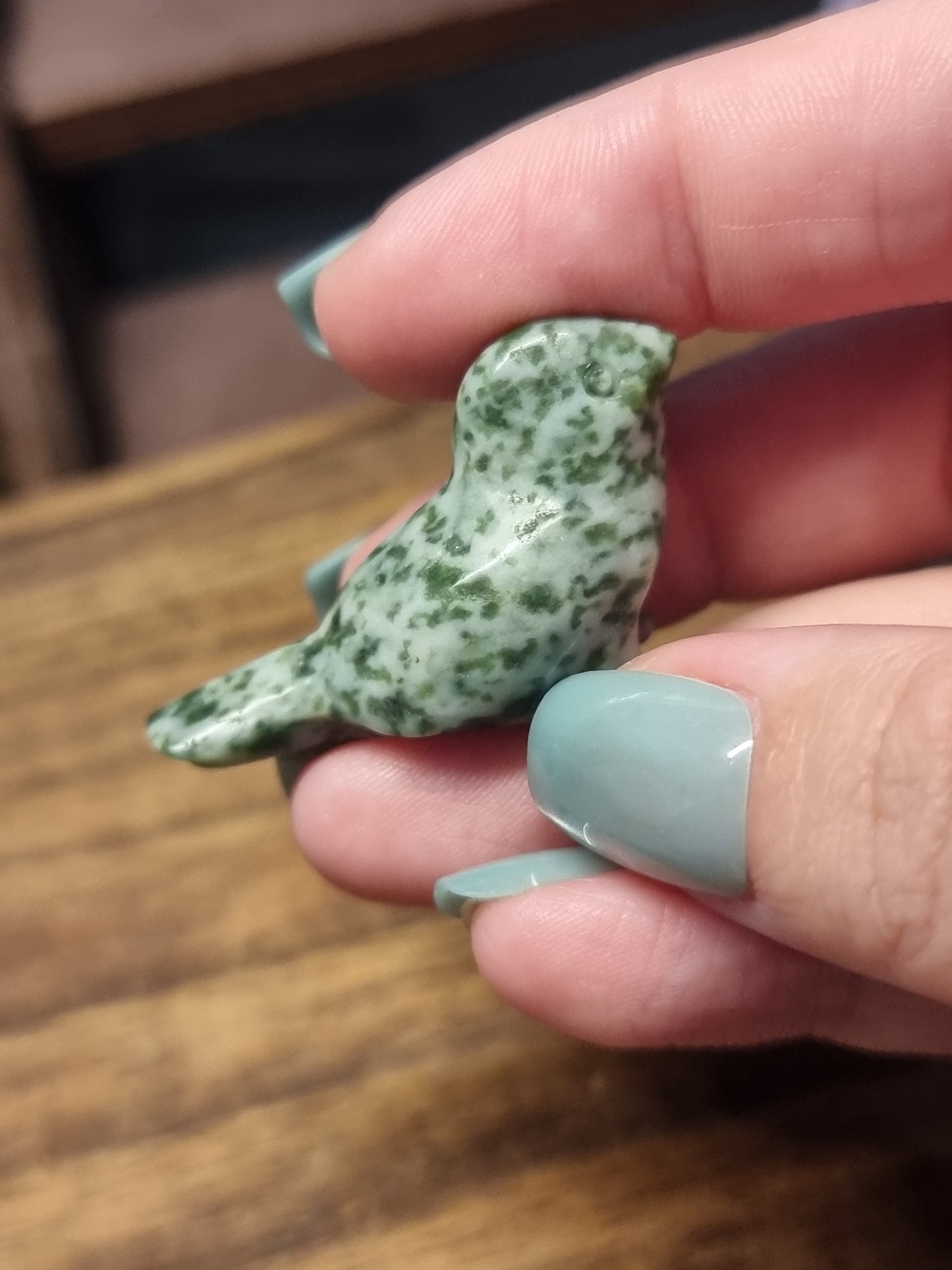 Bird carvings