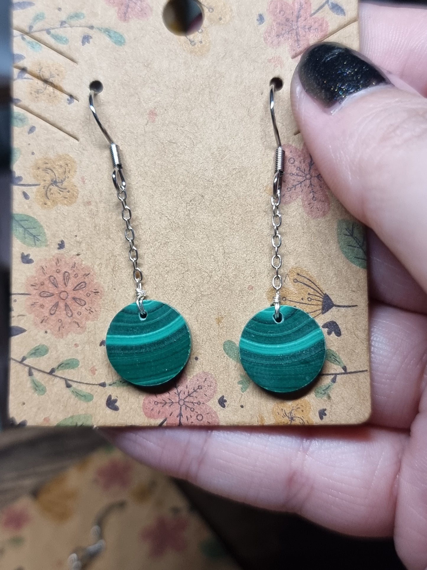 S925 dangle crystal earrings