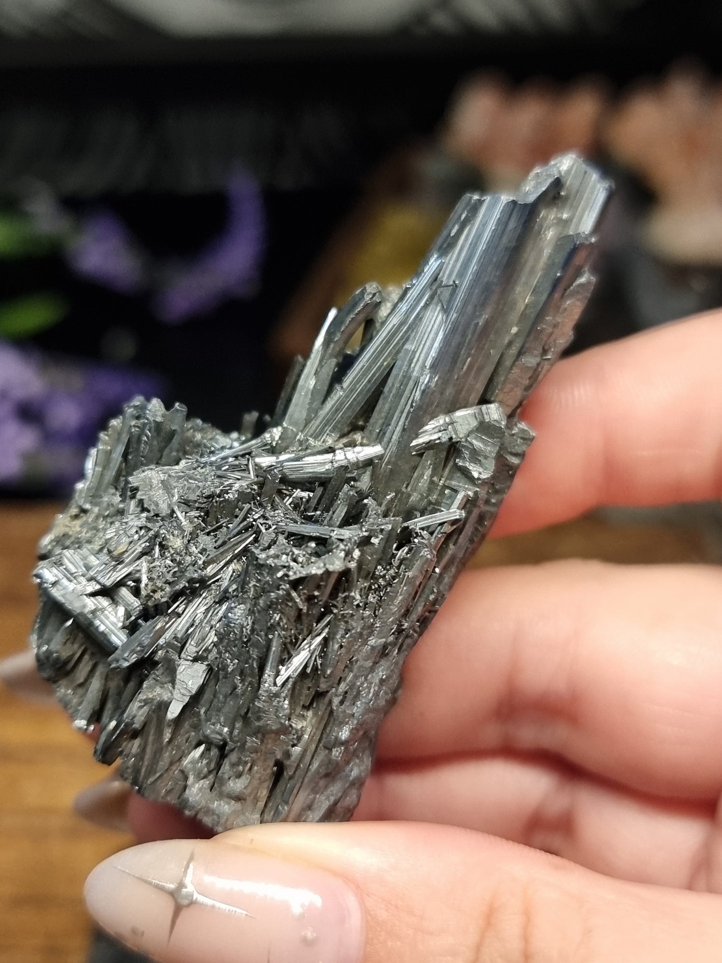 Stibnite specimens
