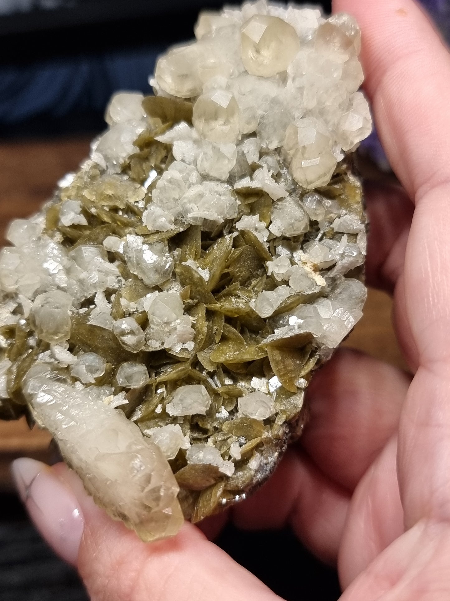 Siderite cluster
