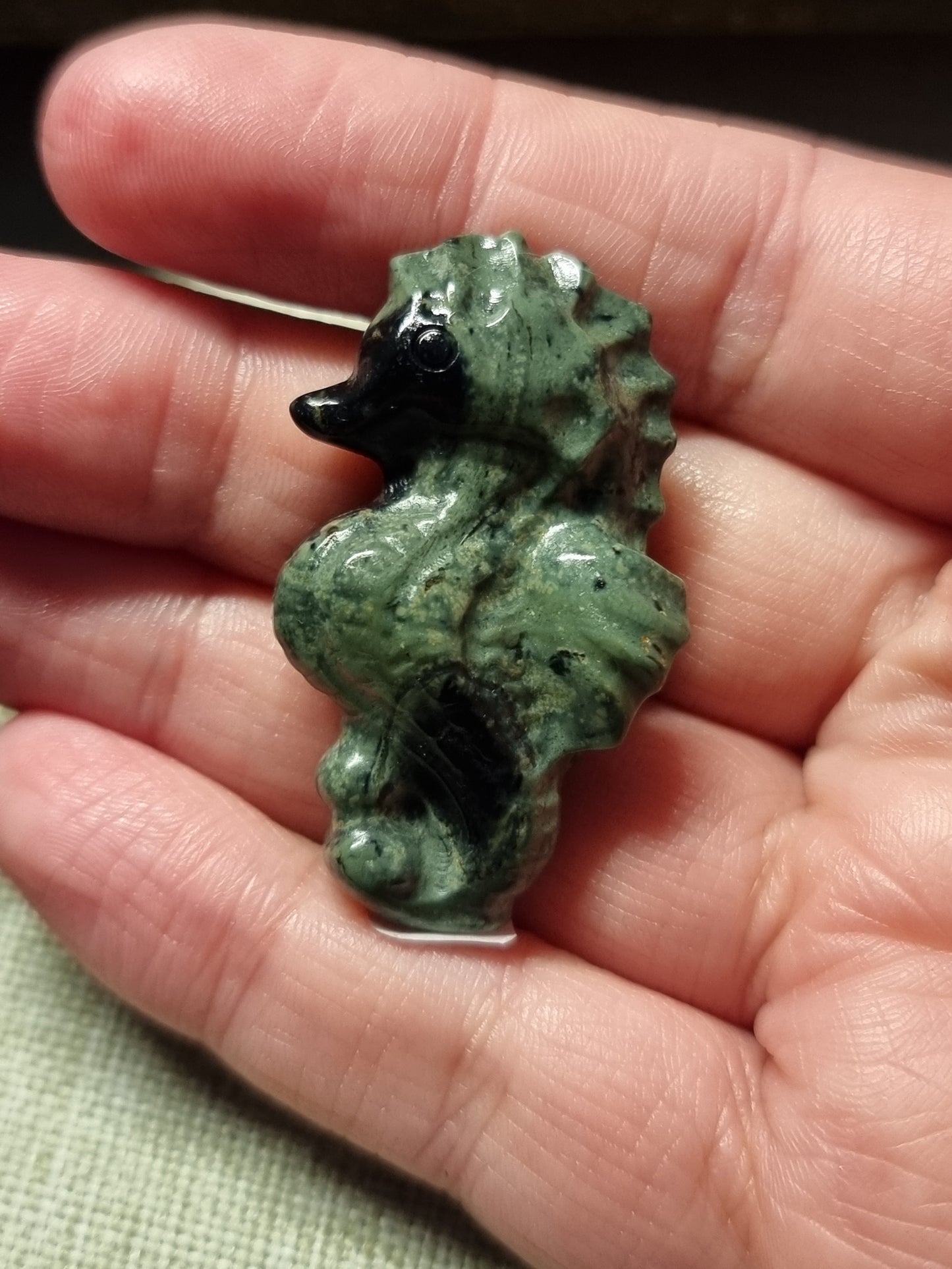 Seahorse carvings