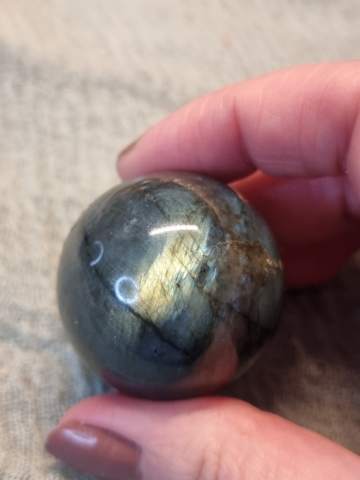 Labradorite sphere