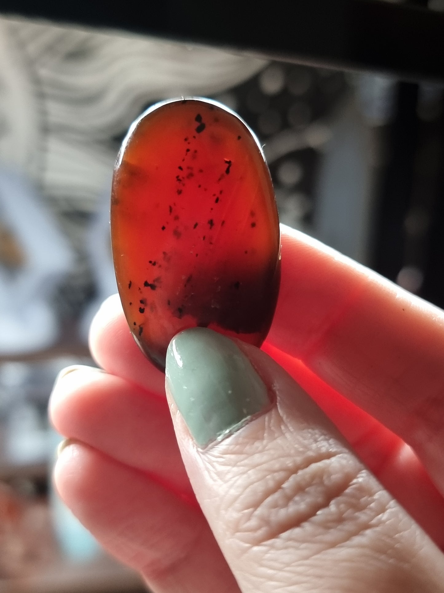 Blue Amber tumblestones