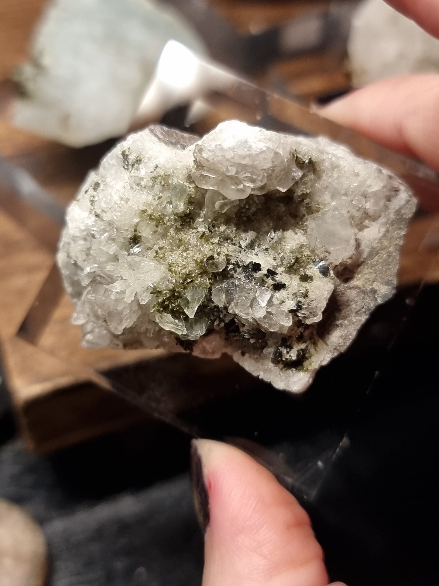 Prehnite specimens