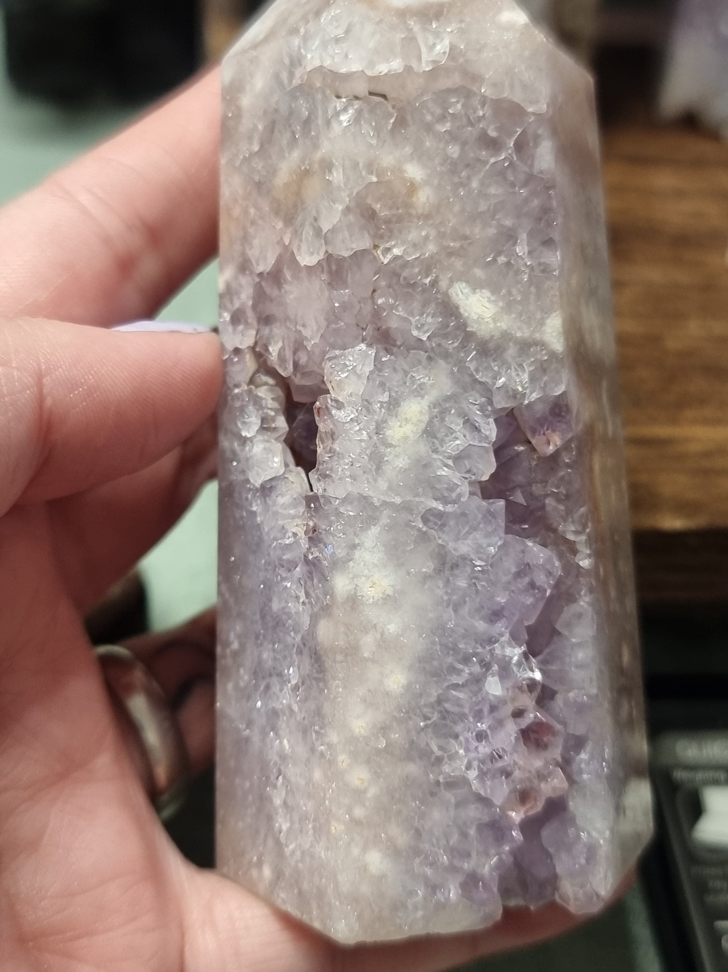 Pink amethyst towers