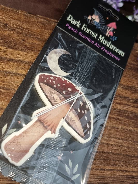 Dark forest mushroom air freshener
