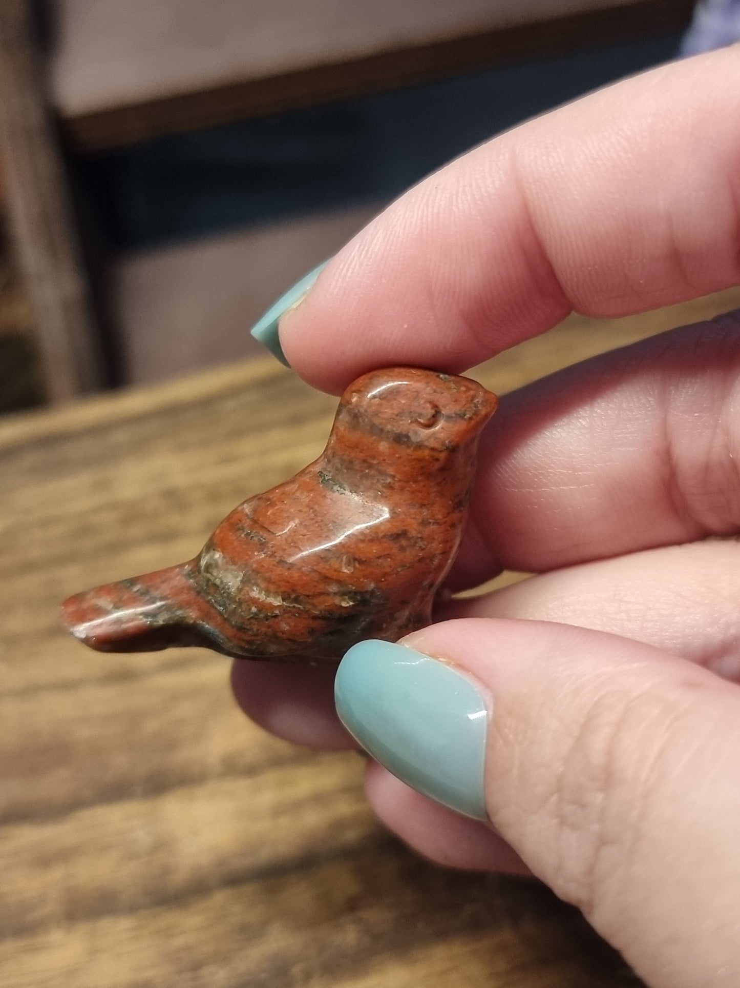 Bird carvings