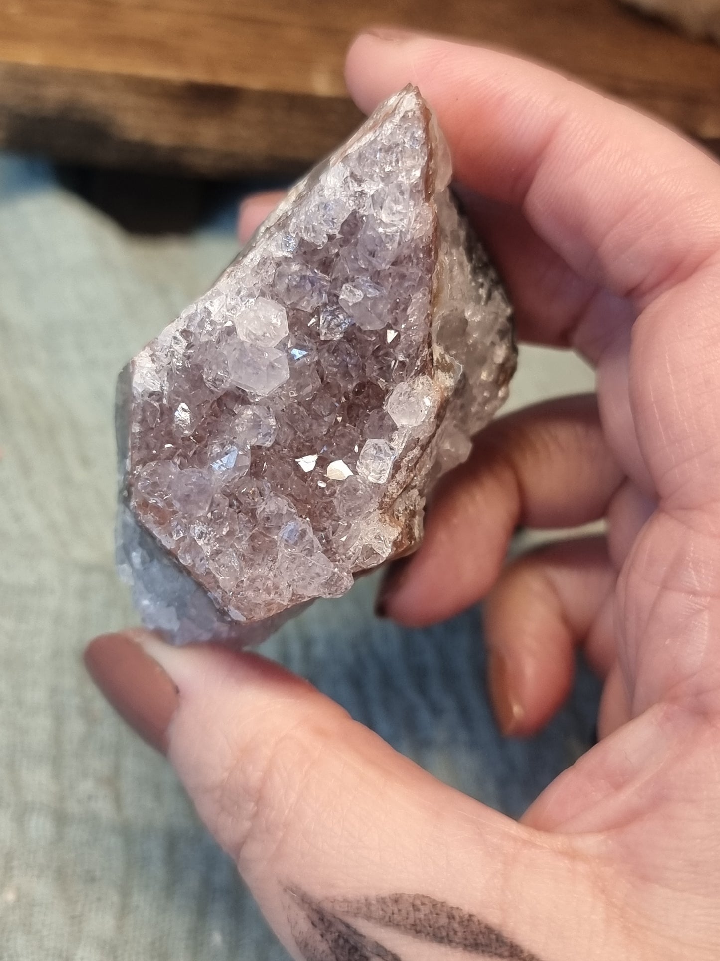 Amethyst druzy pieces