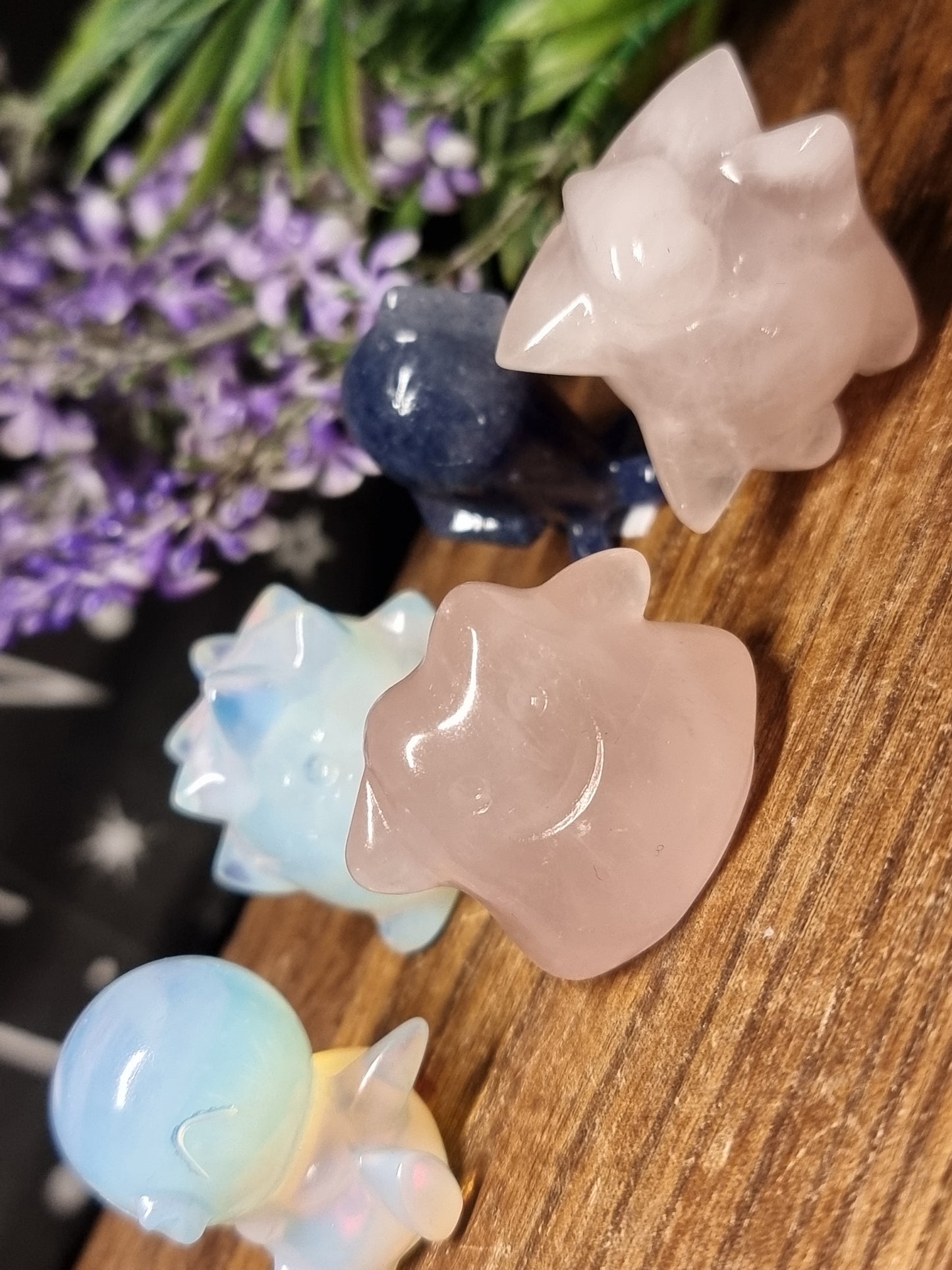 Mixed pokemon carvings