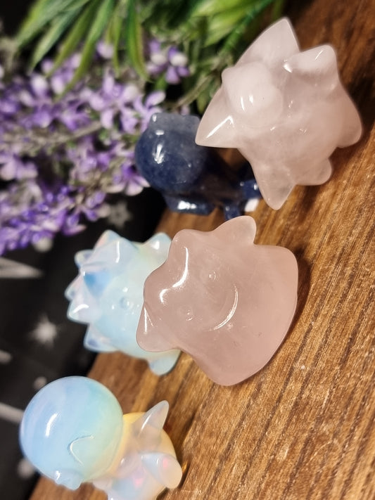 Mixed pokemon carvings