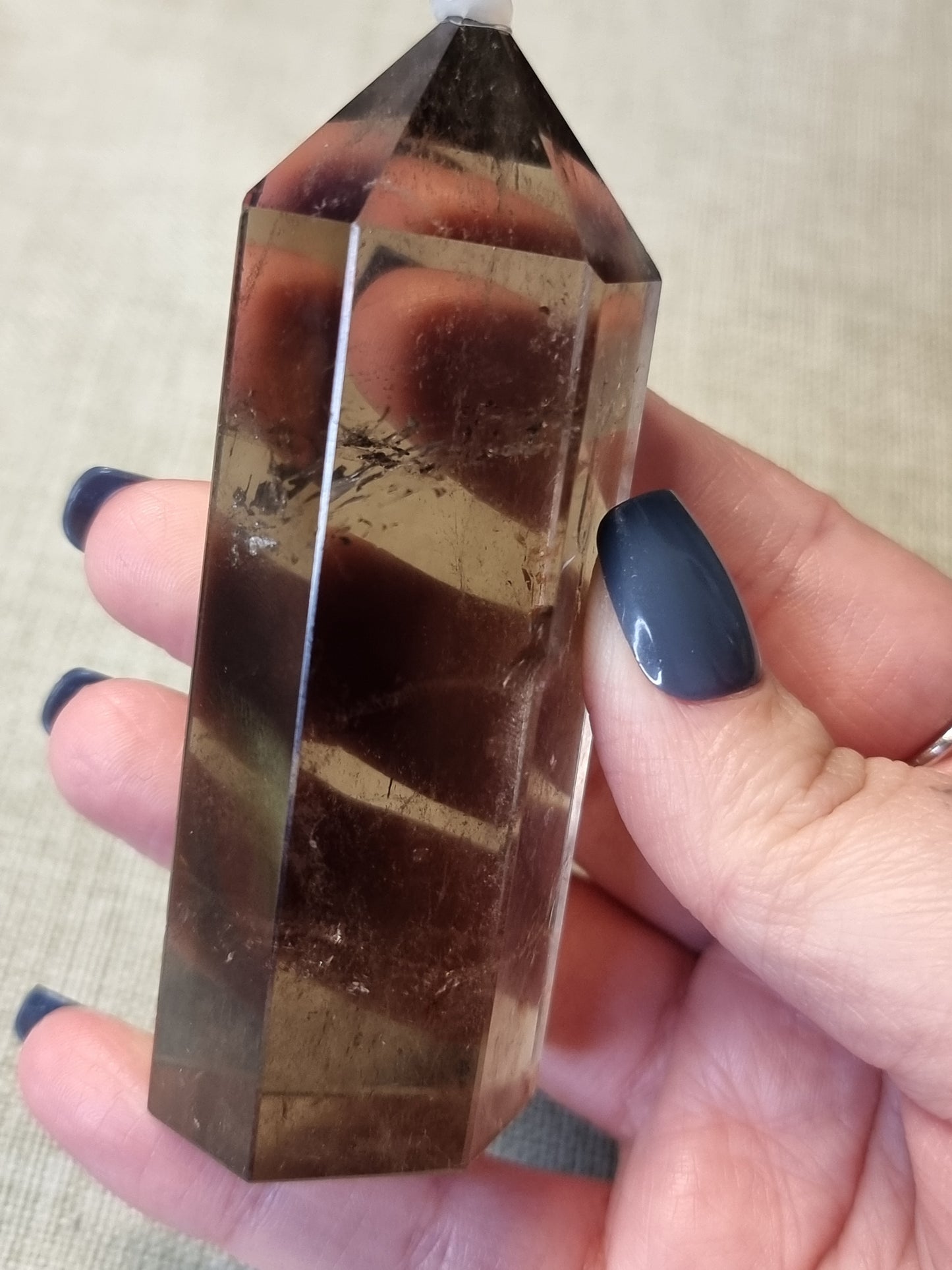 Smokey quartz towers