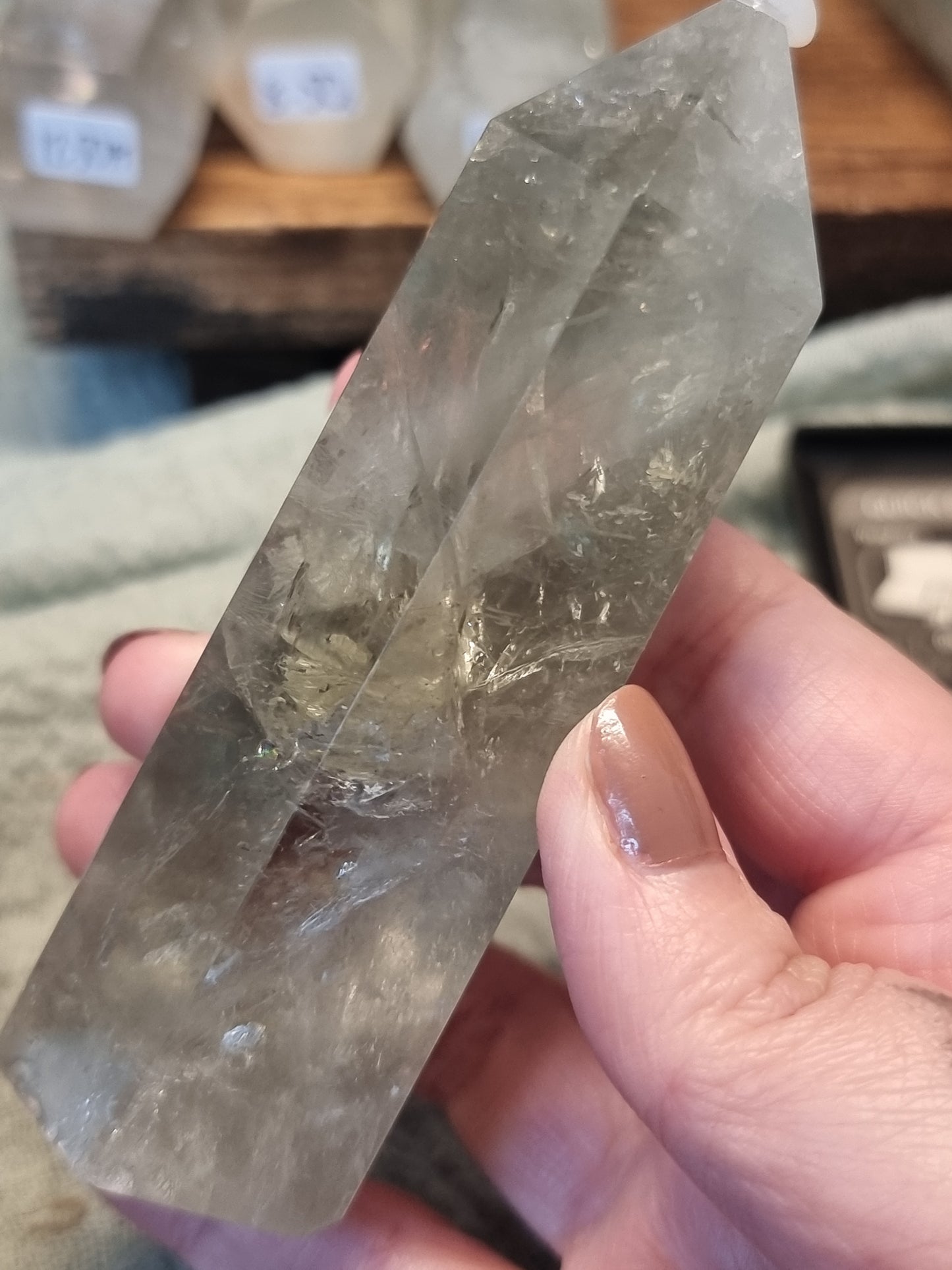 Green quartz towers