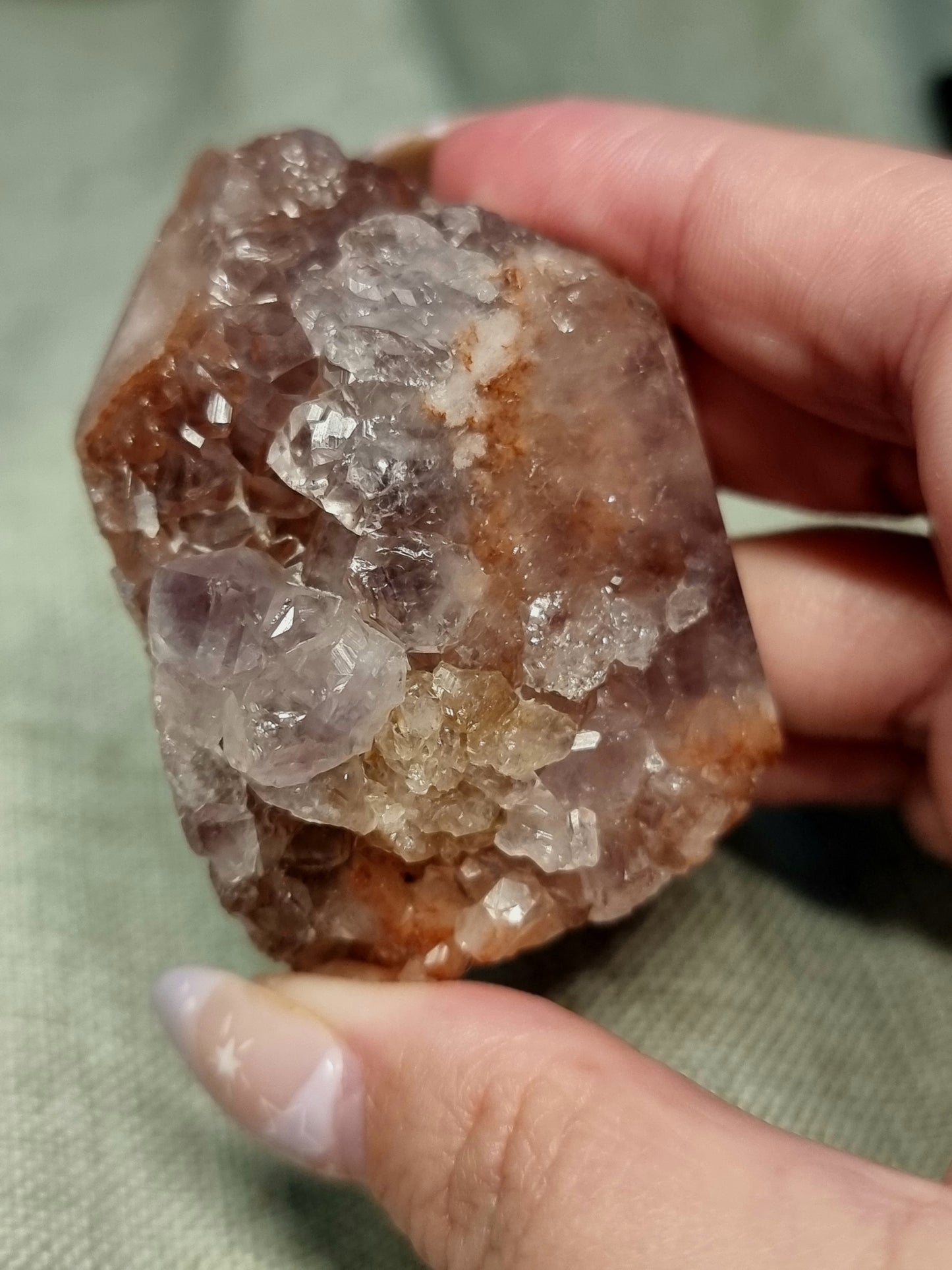 Small Pink amethyst towers