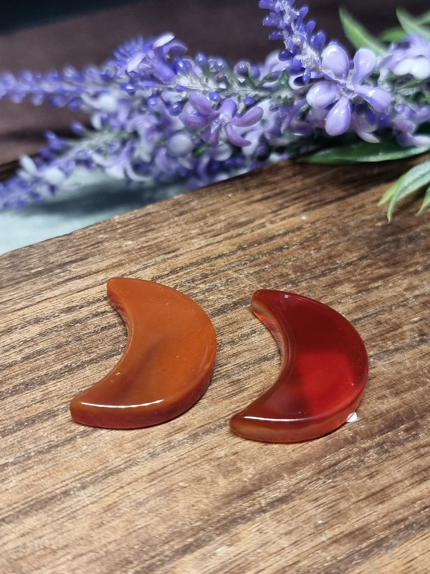 Carnelian moons