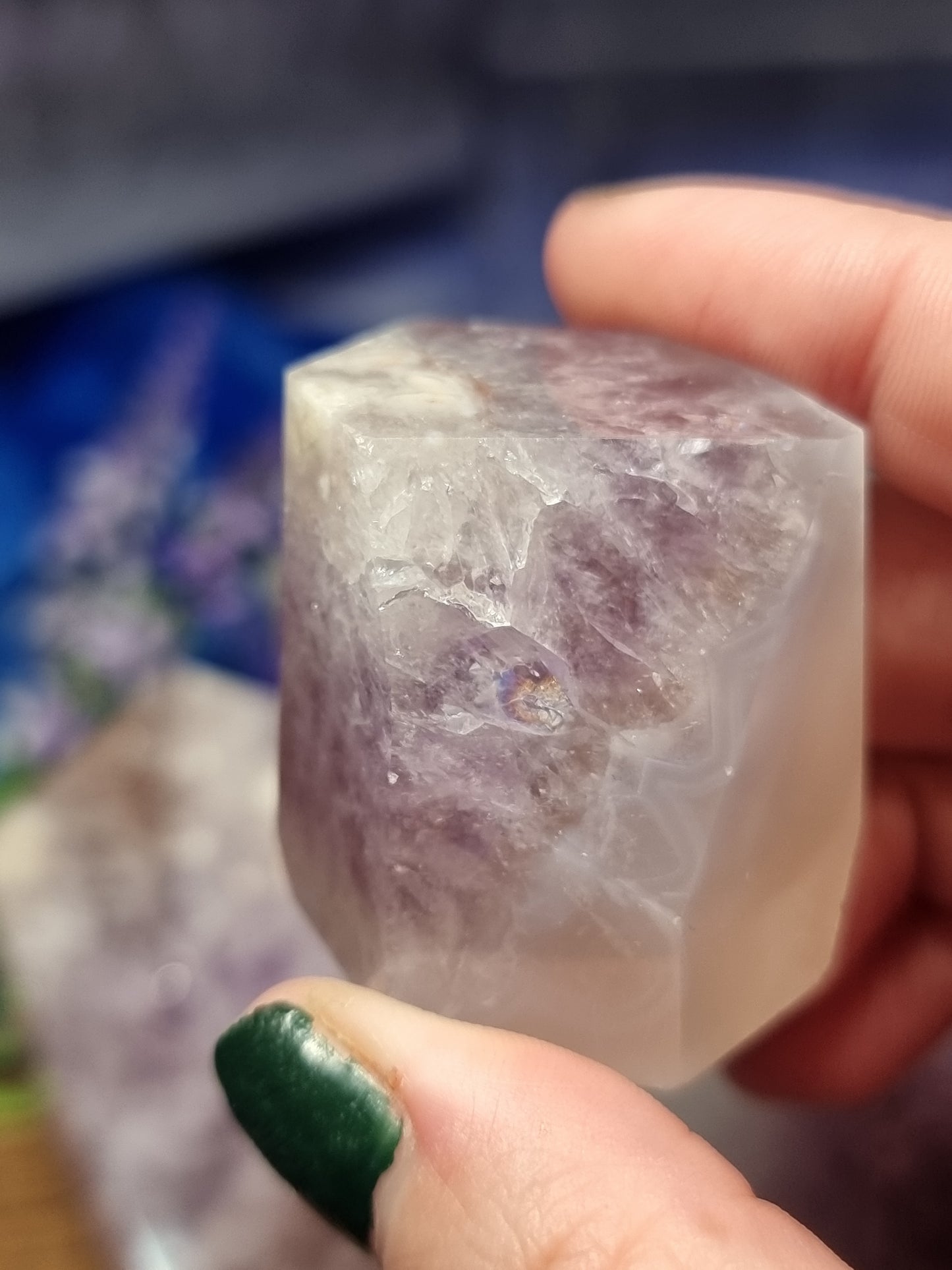 Pink amethyst freeforms