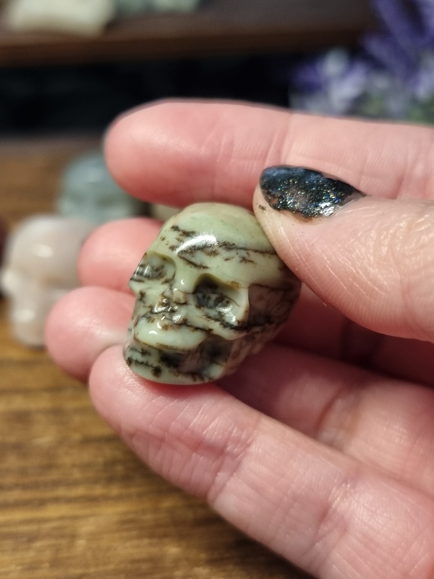 Skull carvings