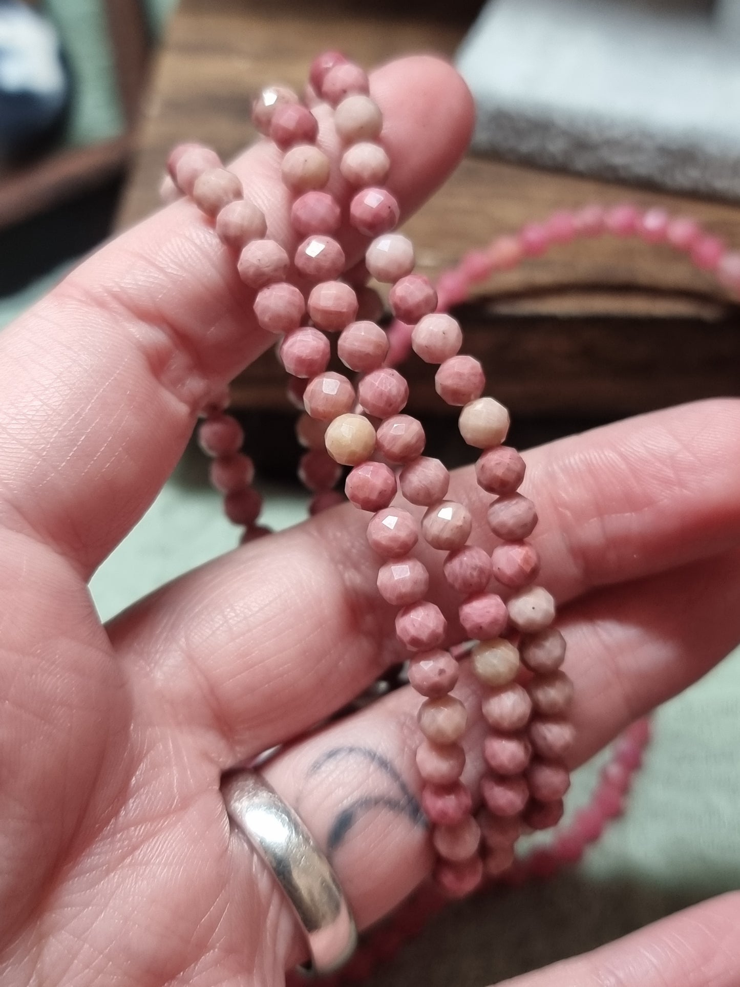 4mm faceted bracelets - high grade