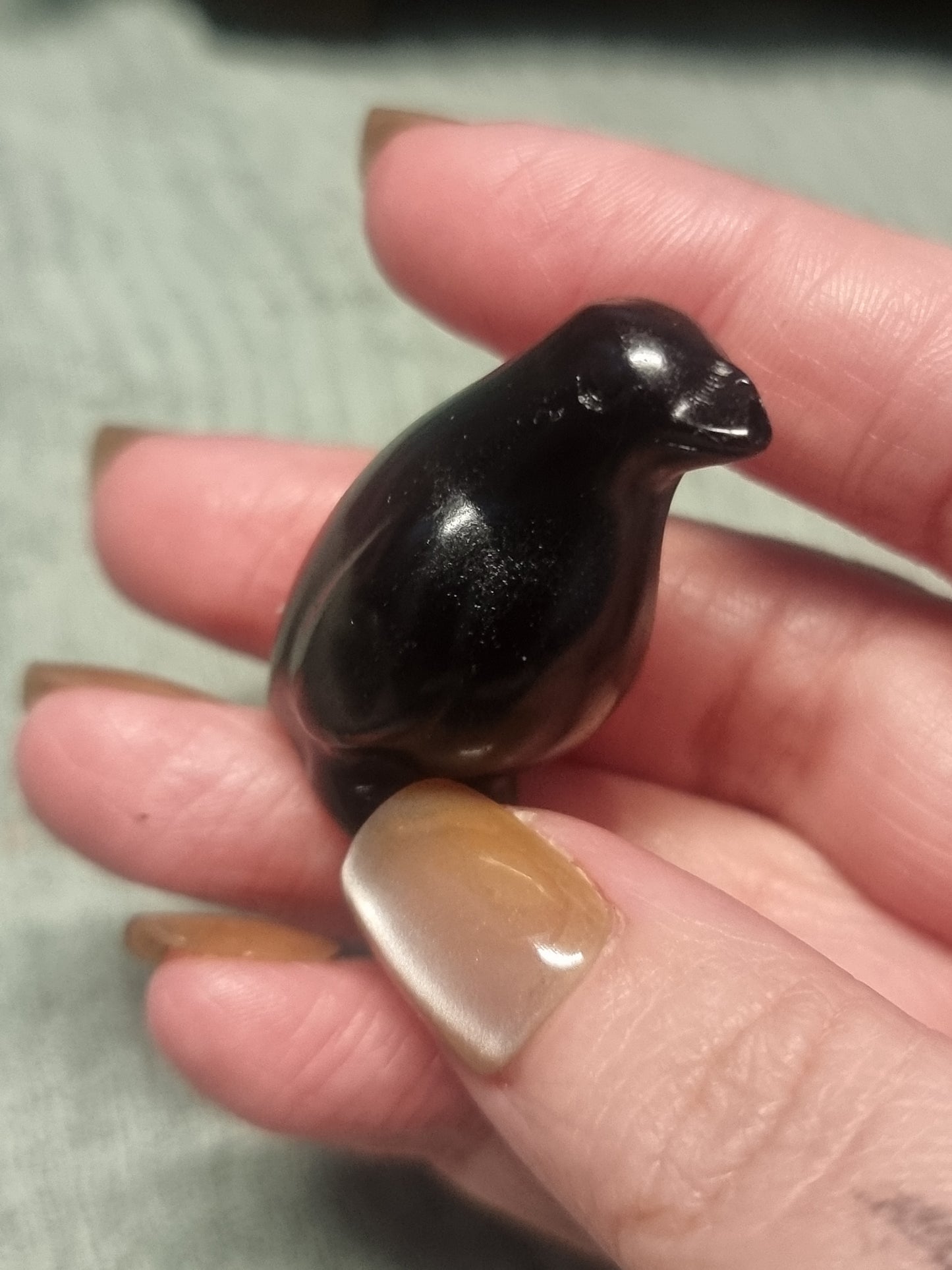 Penguin carvings