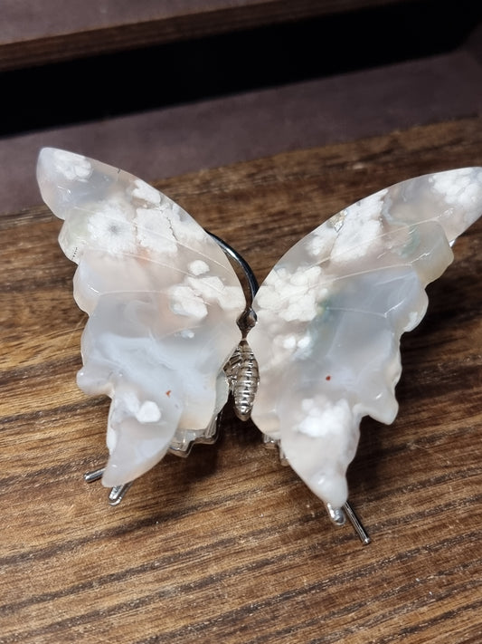 Flower agate butterfly