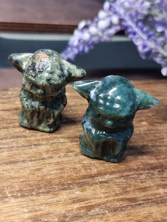 Yoda carvings