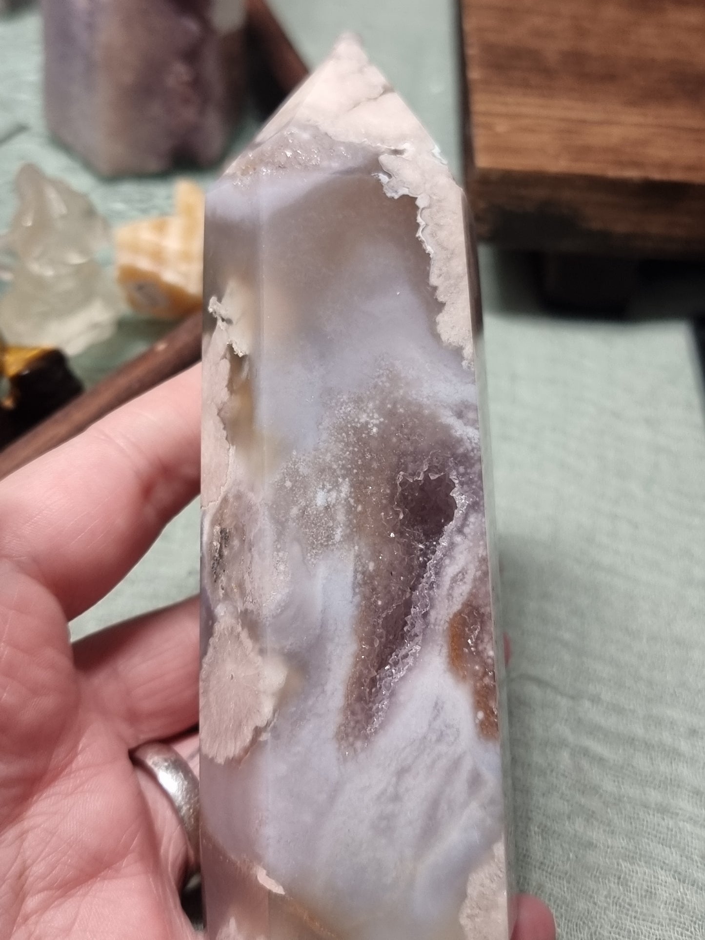 Pink amethyst towers