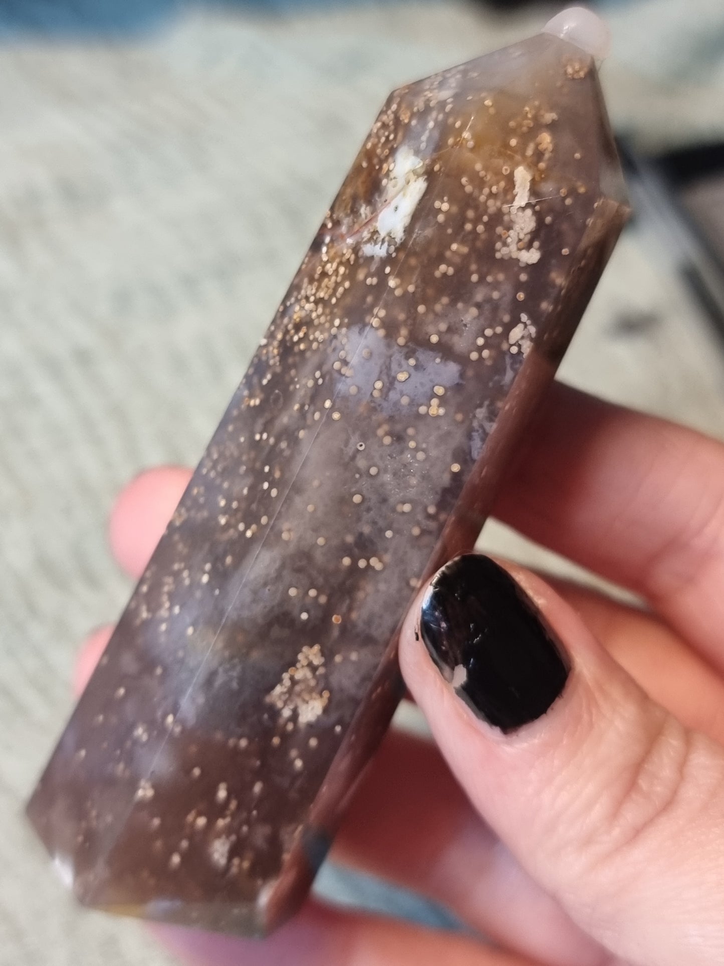 Starry sky agate towers