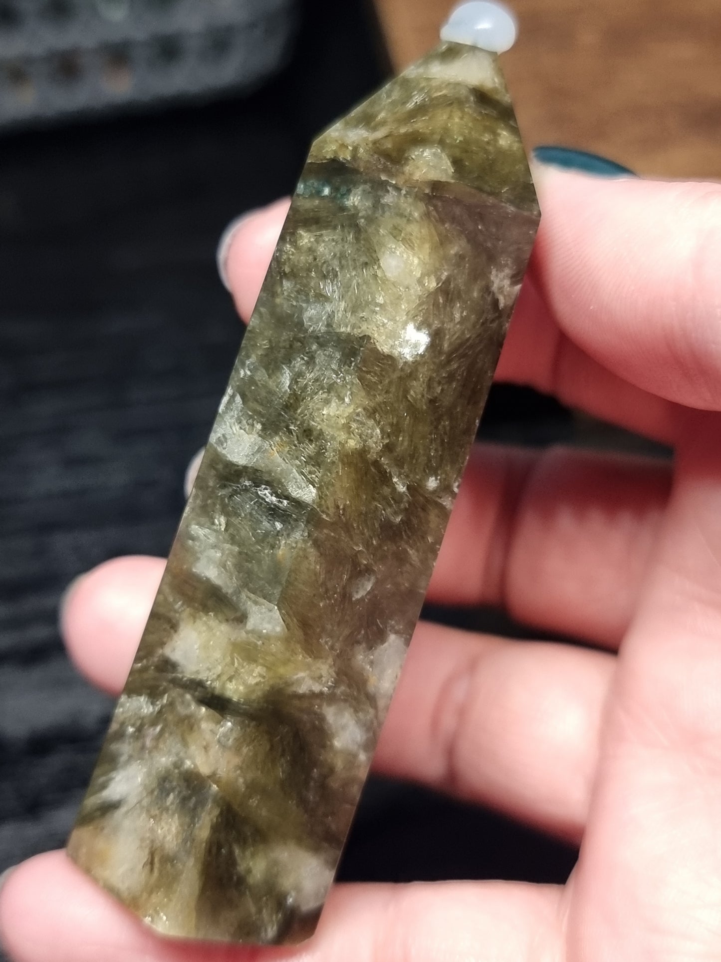 Green mica towers