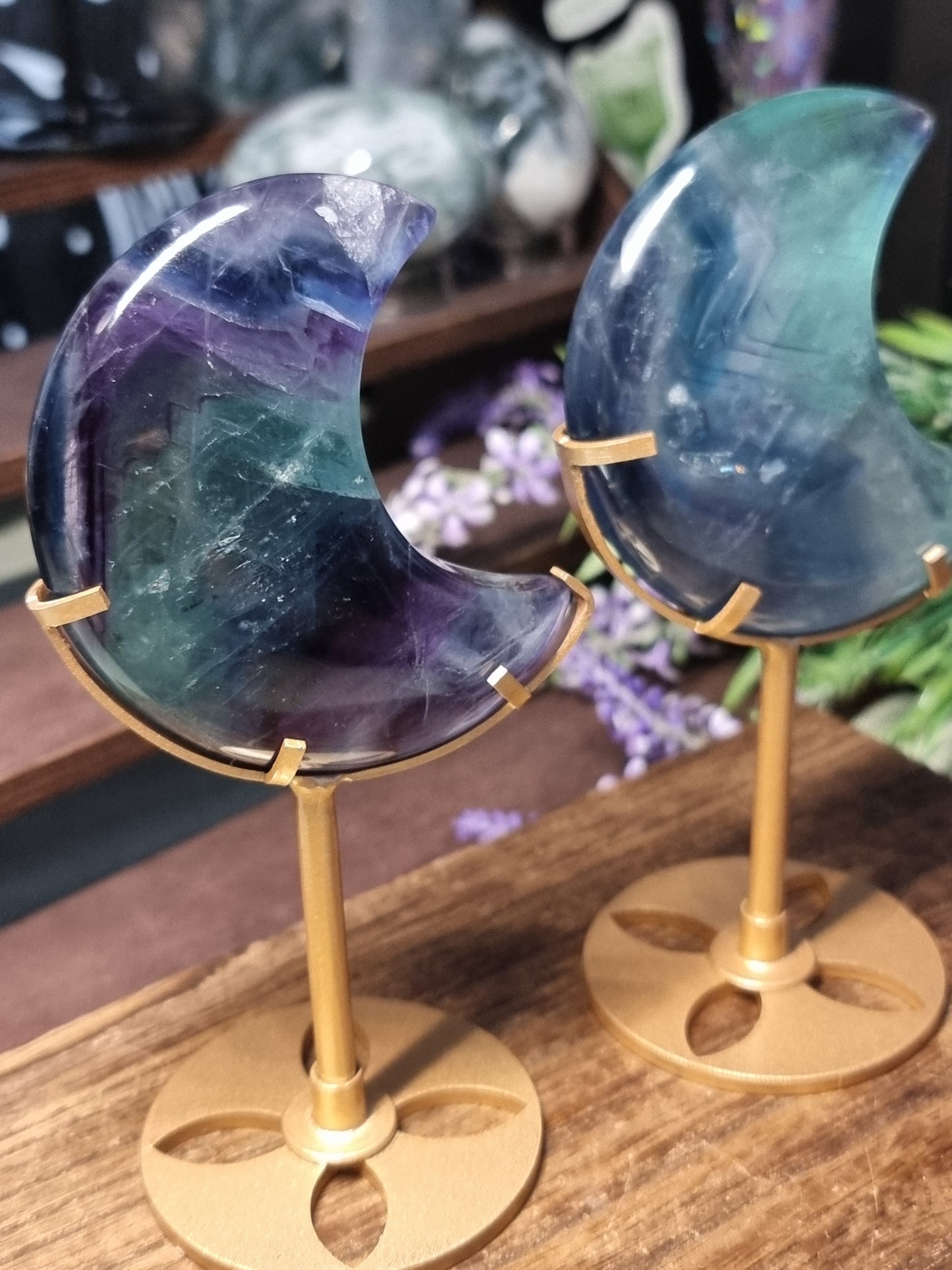 Fluorite moons