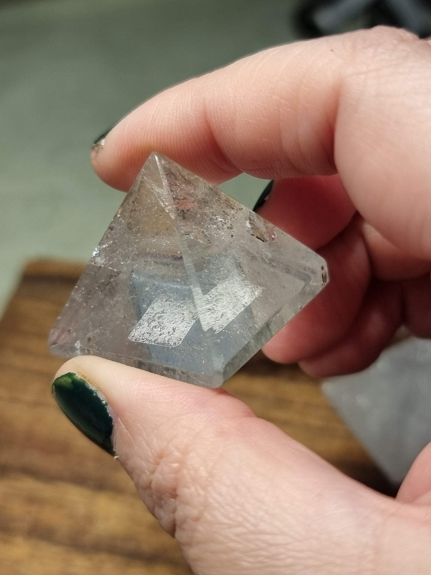 Clear quartz carvings