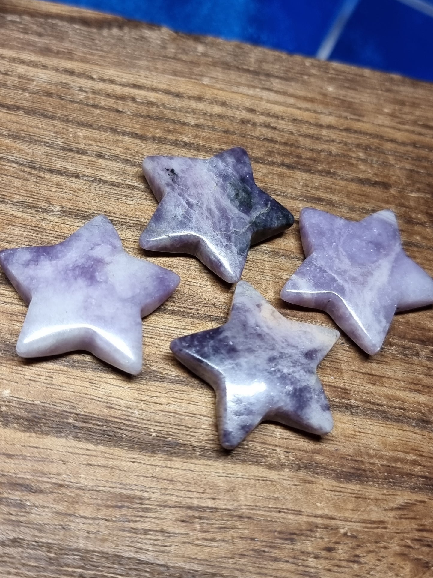 Lepidolite stars