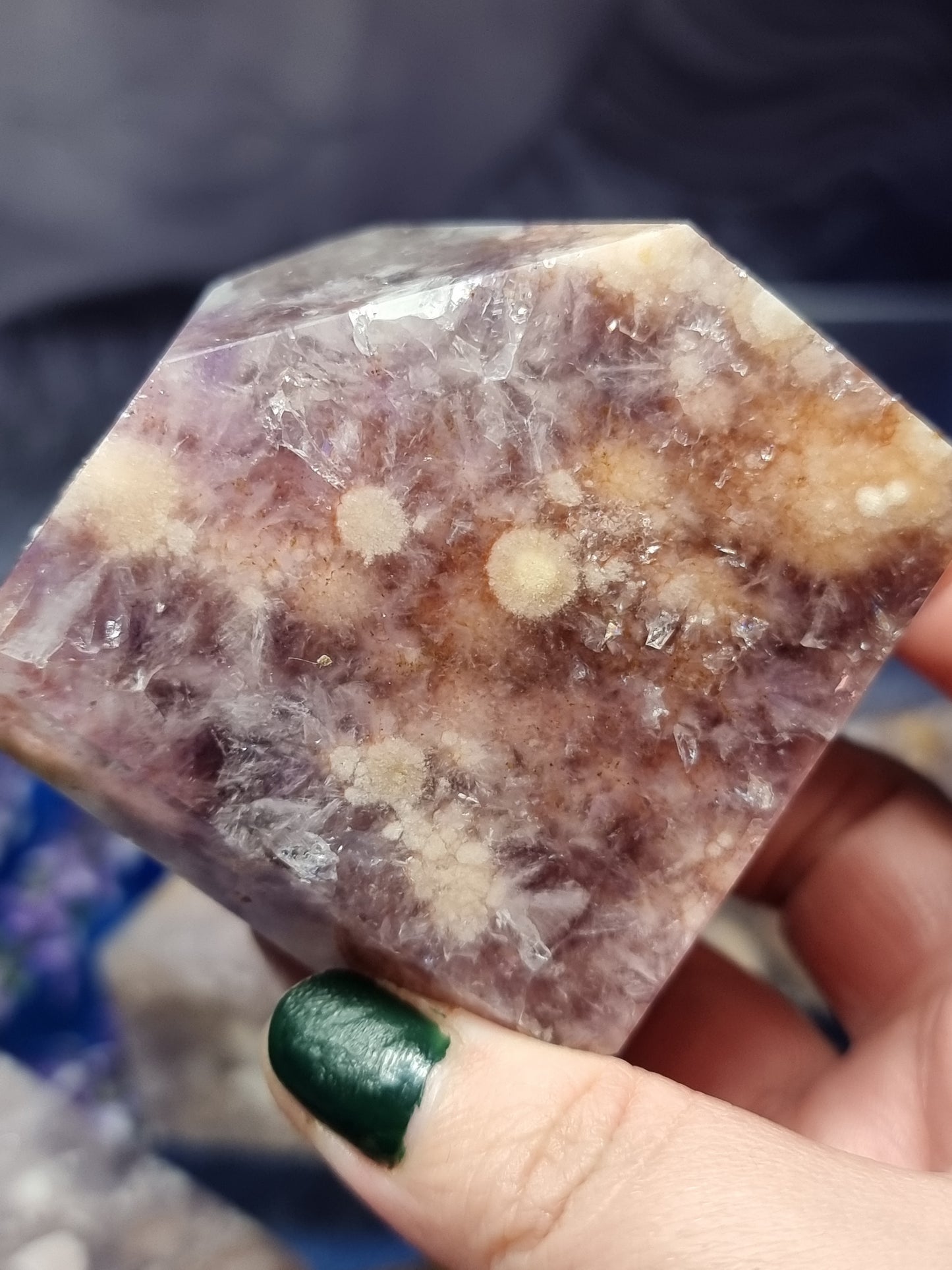 Pink amethyst freeforms