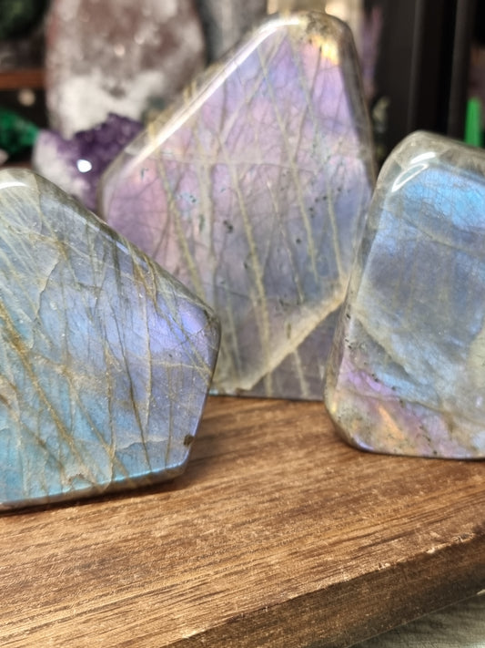 Labradorite freeforms